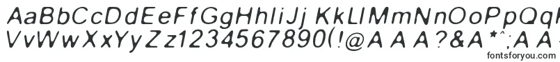 GaussianBlurItalic Font – Fonts for Sony Vegas Pro