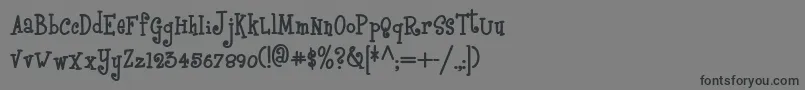 More about Boyzrgrossnf Font Boyzrgrossnf Font – Black Fonts on Gray Background