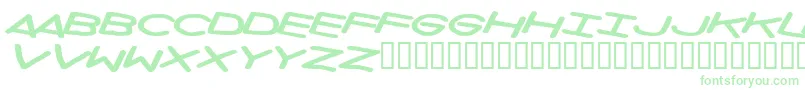 Privateinvestigations Font – Green Fonts on White Background