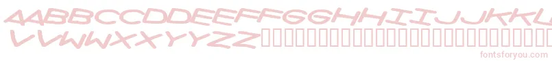 Privateinvestigations Font – Pink Fonts on White Background