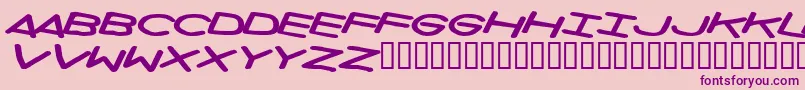 Privateinvestigations Font – Purple Fonts on Pink Background
