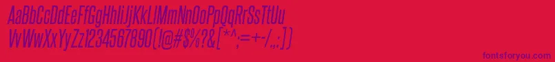 fuente SteelfishRgIt – Fuentes Moradas Sobre Fondo Rojo