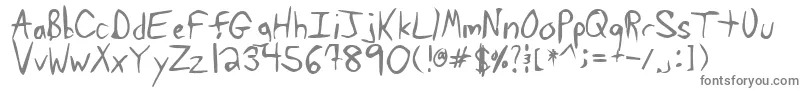 Tawab Font – Gray Fonts on White Background