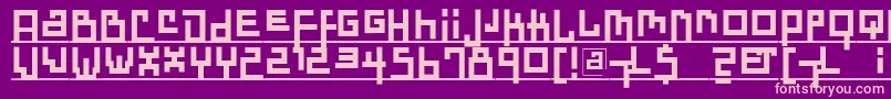 Dadasdreams Font – Pink Fonts on Purple Background