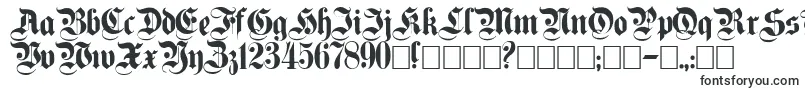 Plaingermanica-fontti – Otsikkofontit