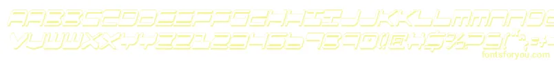 QuickgearShadowItalcon-Schriftart – Gelbe Schriften