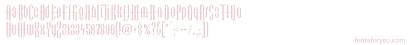 フォントLinotypegotekkBlack – ピンクのフォント