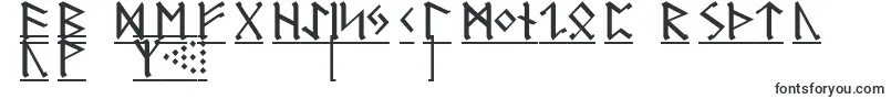 GermanicRunes1-fontti – Katalogi