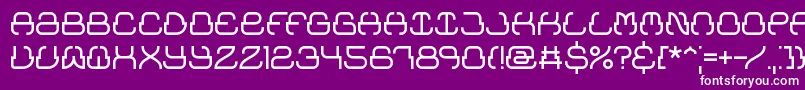 UpraiseBrk Font – White Fonts on Purple Background