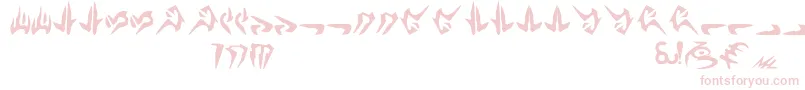 NalHuttese Font – Pink Fonts on White Background