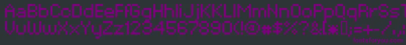 XpaiderPixelExplosion02 Font – Purple Fonts on Black Background