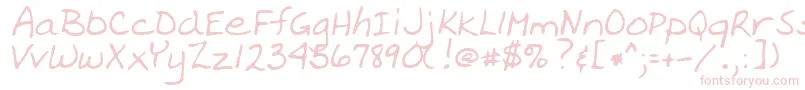 OzRegular-fontti – vaaleanpunaiset fontit