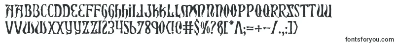 Xiphosh-fontti – Alkavat X:lla olevat fontit