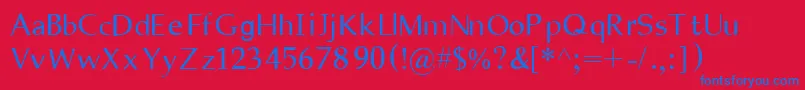 Tamilfix Font – Blue Fonts on Red Background