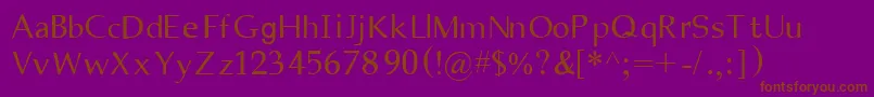 Tamilfix Font – Brown Fonts on Purple Background