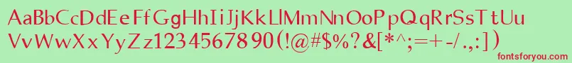 Tamilfix Font – Red Fonts on Green Background