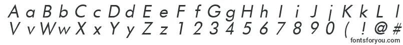 FuturistfixedwidthItalic-Schriftart – Schriftarten, die mit F beginnen