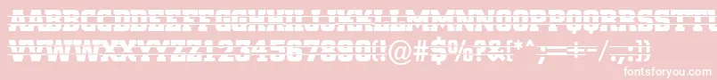Шрифт Cityn16 – белые шрифты на розовом фоне