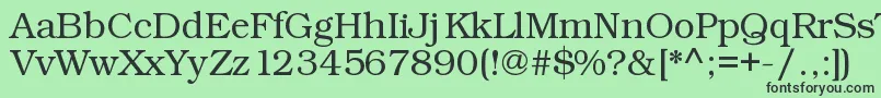 Kacstart Font – Black Fonts on Green Background