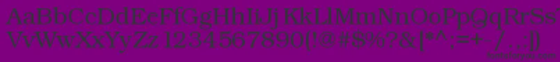 フォントKacstart – 紫の背景に黒い文字