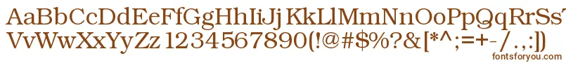 Kacstart Font – Brown Fonts on White Background