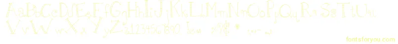 MtfGirlie-Schriftart – Gelbe Schriften