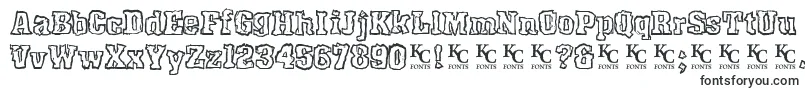 Rockyshoredemo-fontti – ääriviivafontit