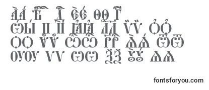 Шрифт StarouspenskayaCapsUcs