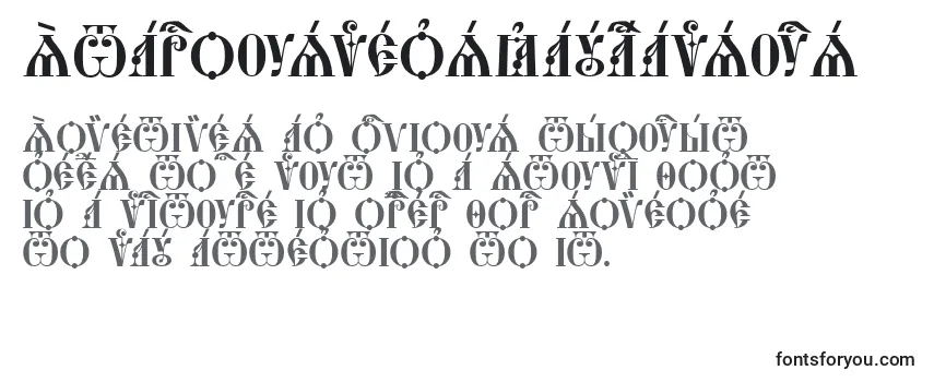 StarouspenskayaCapsUcs Font