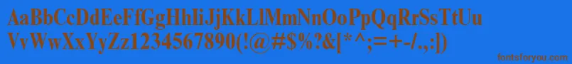 Más sobre la fuente TimesNrCondensedBold fuente TimesNrCondensedBold – Fuentes Marrones Sobre Fondo Azul