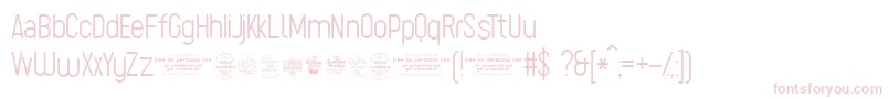 SugoExtralighttrial Font – Pink Fonts on White Background
