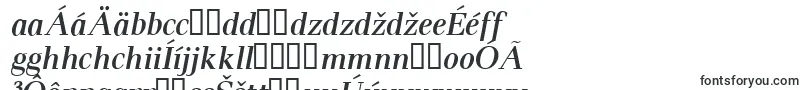 Шрифт PaxSemiboldItalic – словацкие шрифты