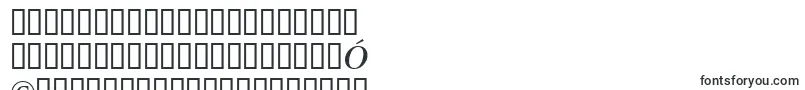 フォントPaxSemiboldItalic – バシキール文字