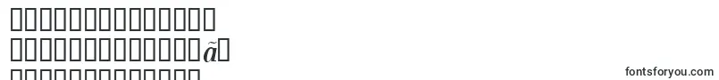 PaxSemiboldItalic-Schriftart – koreanische Schriften
