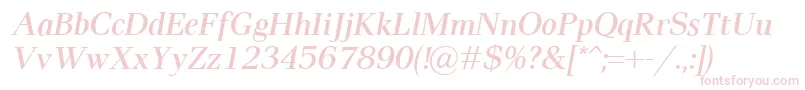 PaxSemiboldItalic Font – Pink Fonts