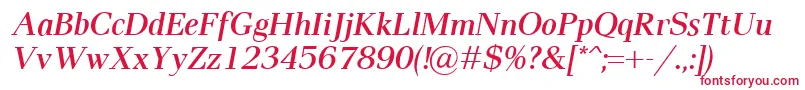 PaxSemiboldItalic Font – Red Fonts