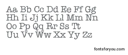 TypewriterantiqueRegular Font