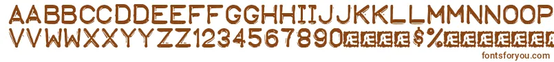 Embosst1 Font – Brown Fonts