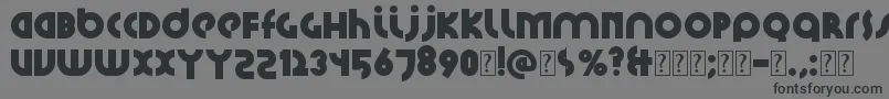 Шрифт Santiako2 – чёрные шрифты на сером фоне