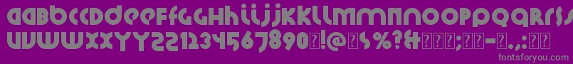 Шрифт Santiako2 – серые шрифты на фиолетовом фоне