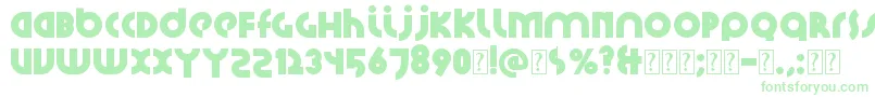 Шрифт Santiako2 – зелёные шрифты