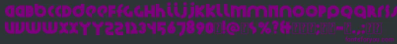 Santiako2 Font – Purple Fonts on Black Background