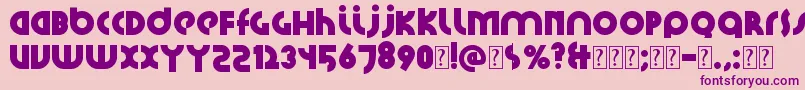 Santiako2 Font – Purple Fonts on Pink Background