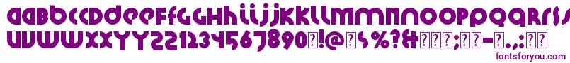 フォントSantiako2 – 紫色のフォント