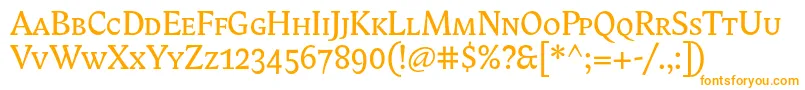 Police Biblonitcsmallcaps – polices orange