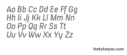 MilibusrgItalic Font