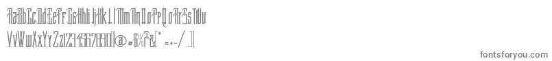 ProvidenceriRegular-Schriftart – Graue Schriften
