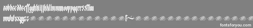 fuente McfStarworms – Fuentes Blancas Sobre Fondo Gris