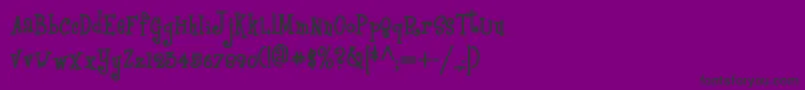 fuente Boyz – Fuentes Negras Sobre Fondo Morado