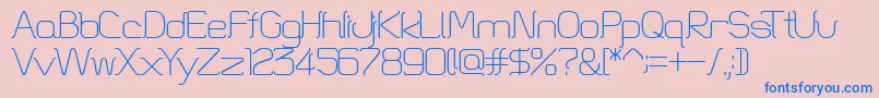 More about HtSkyline1001 Font HtSkyline1001 Font – Blue Fonts on Pink Background